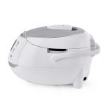 Sakura rice cooker in white colour side on view