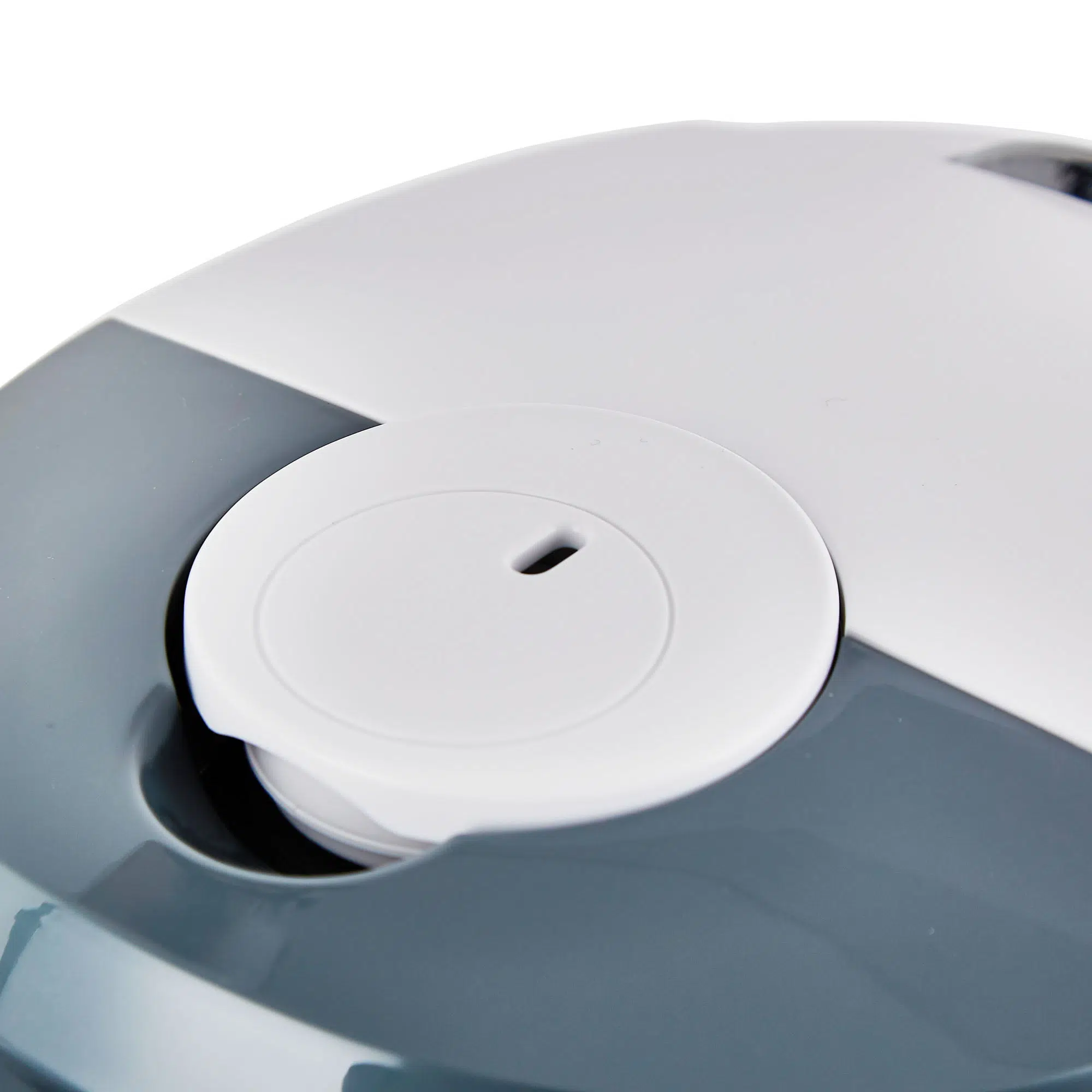 Panda mini panelas de arroz close up da saída de vapor