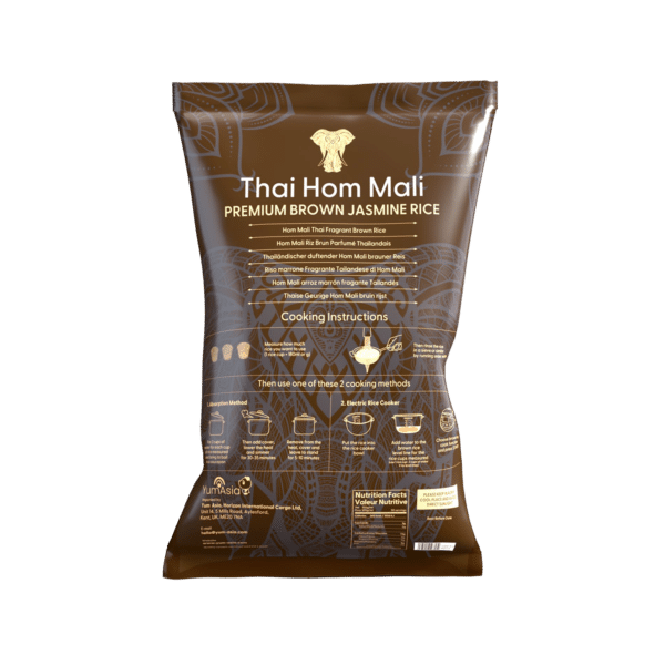 Thai Hom Mali Premium Jasmine Brown Rice - 5kg - Image 2