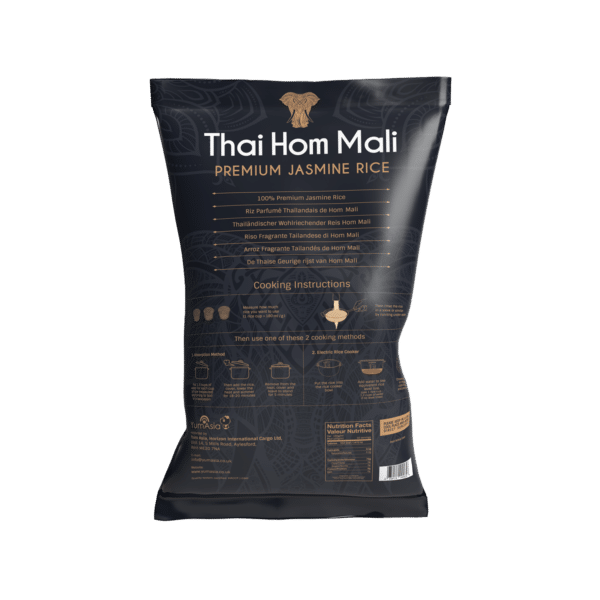Thai Hom Mali Premium Jasmine White Rice - 5kg - Image 2