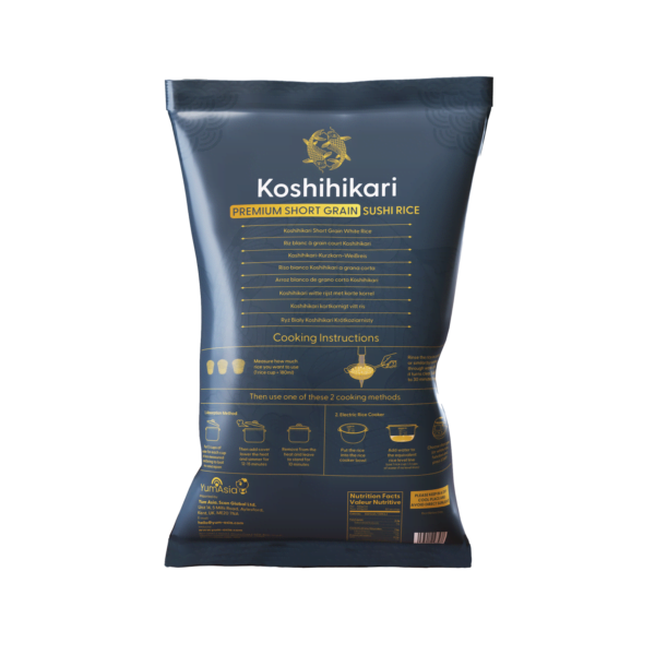 Koshihikari Premium Short Grain Sushi Rice - 5kg - Image 2