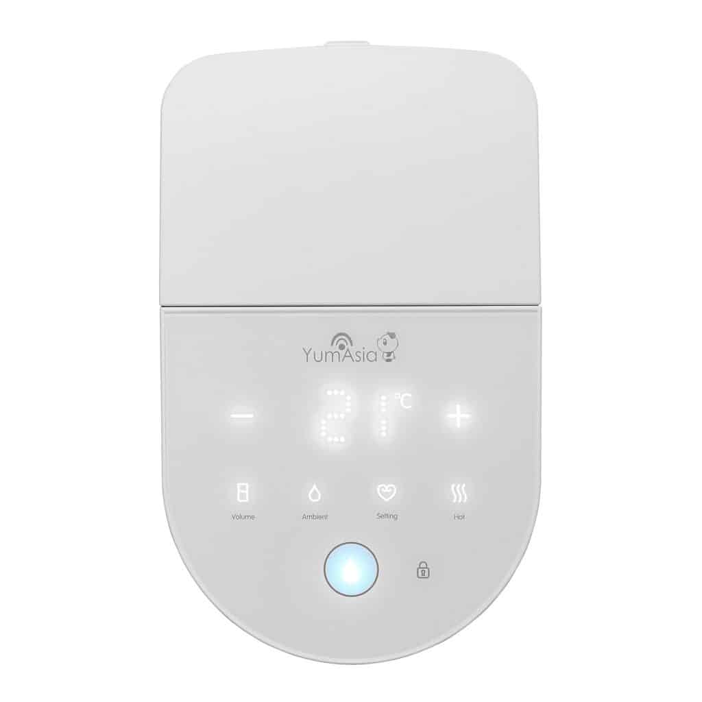 Oyu Instant Hot Water Dispenser Top Down Display ON