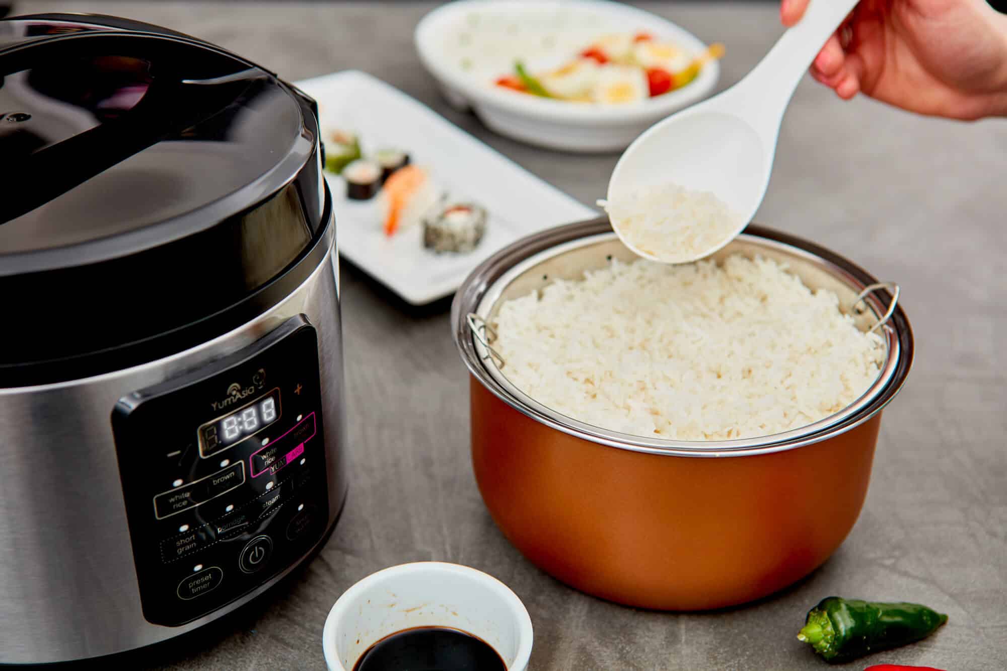 Kumo Rice Cooker Panier à vapeur en acier inoxydable - Yum Asia EU - No.1  For Premium Rice Cookers