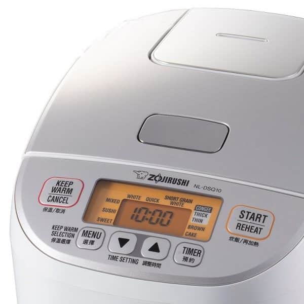 Zojirushi NL-DSQ10 rice cooker control panel 2