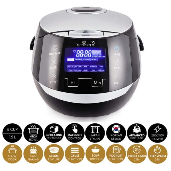 ⭐︎Sakura⭐︎AINX SMART RICE COOKER Amazon.com: Yum Asia Sakura Rice Cooker with Ceramic Bowl