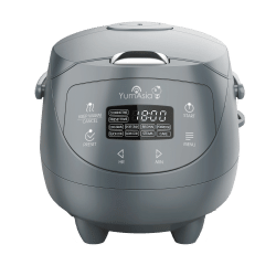 Panda-rice-cooker-front-on-in-grey