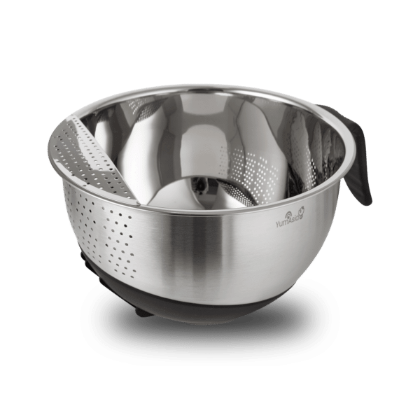Stainless Steel Rice Washing Bowl - Image 1