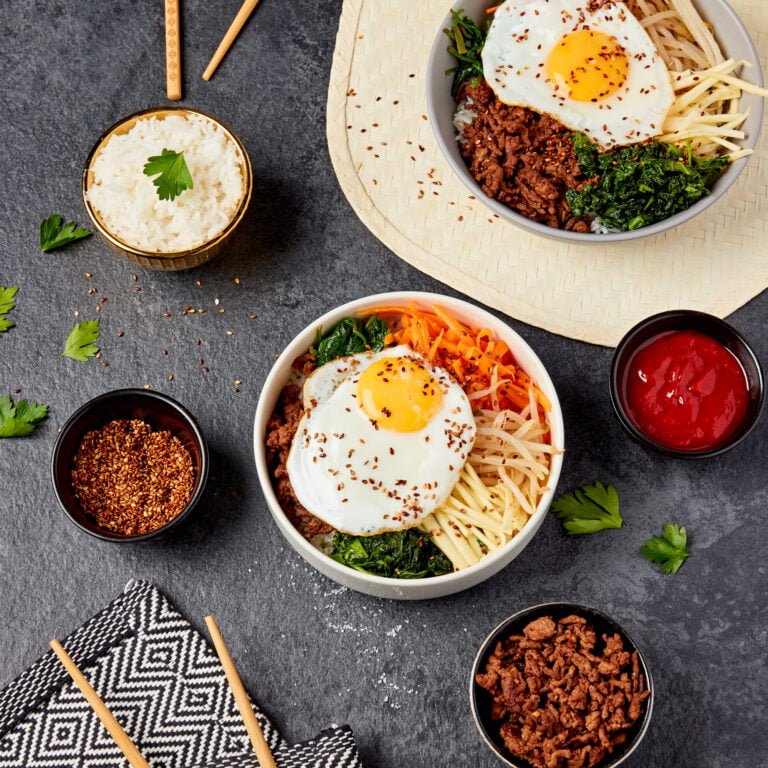 Tigela de arroz coreano Bibimbap