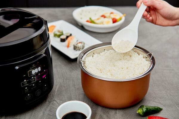 Kumo YumCarb Advanced Fuzzy Logic Ceramic Rice Cooker - Image 8