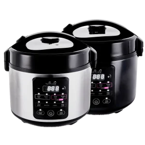 Kumo periuk nasi dalam keluli tahan karat gelap dan ringan