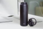 Iku Active black thermal vacuum flask on table