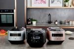 Bamboo rice cookers trio lined up - award winner