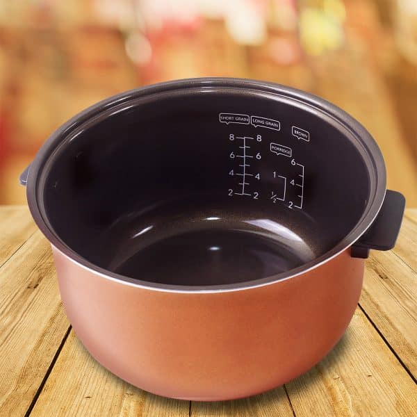 Yum Asia Ninja ceramic rice cooker bowl with level lines