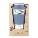 Kenzai big leaf bamboo cup in packaging