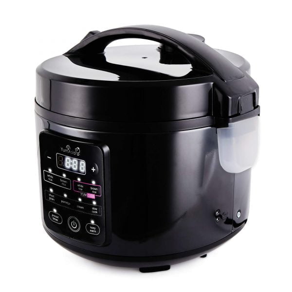 Yum Asia Kumo rice cooker dark colour side on