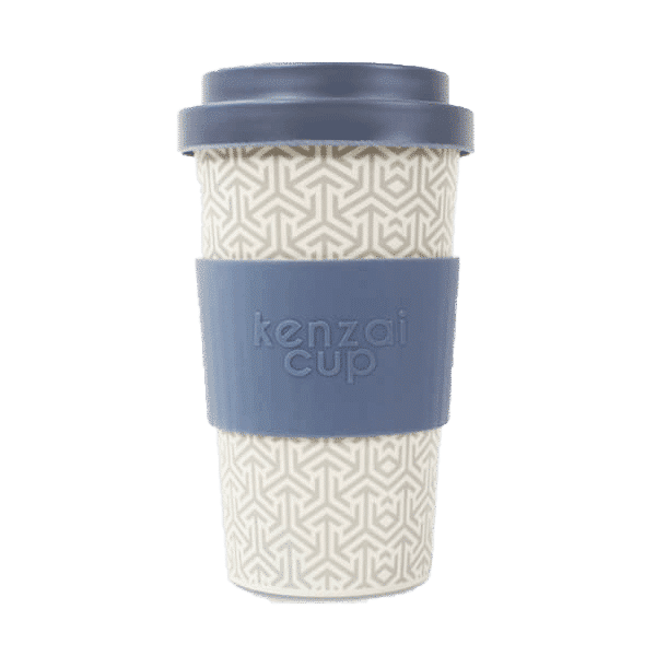 Kenzai Bamboo Beverage Cup Geometric trans