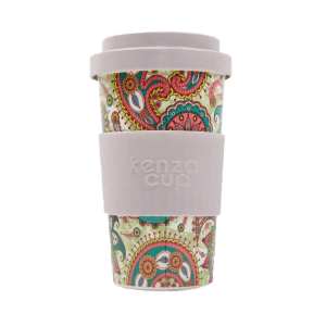 Kenzai Bamboo Beverage Cup Paisley trans