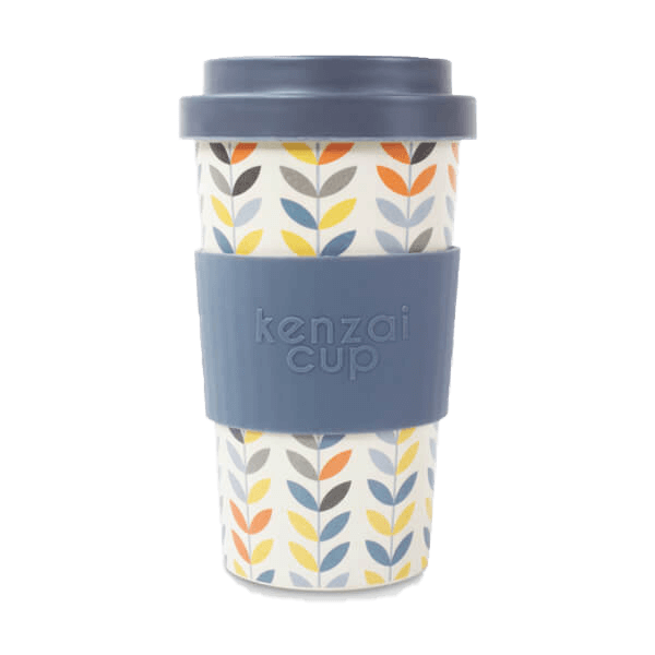 Kenzai Bamboo Beverage Cup Small Leaf trans