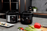 Yum Asia Kumo rice cookers with displays on