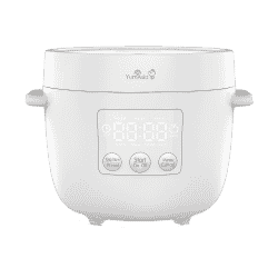 Tsuki rice cooker in white main front