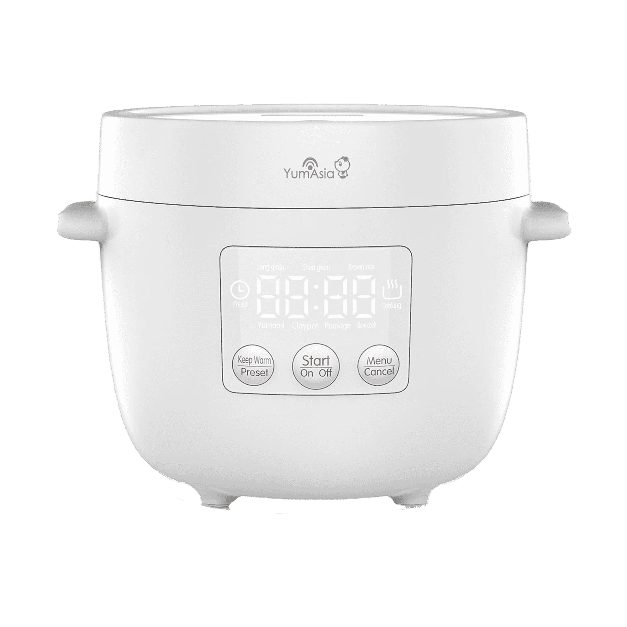 Tsuki rice cooker in white main front