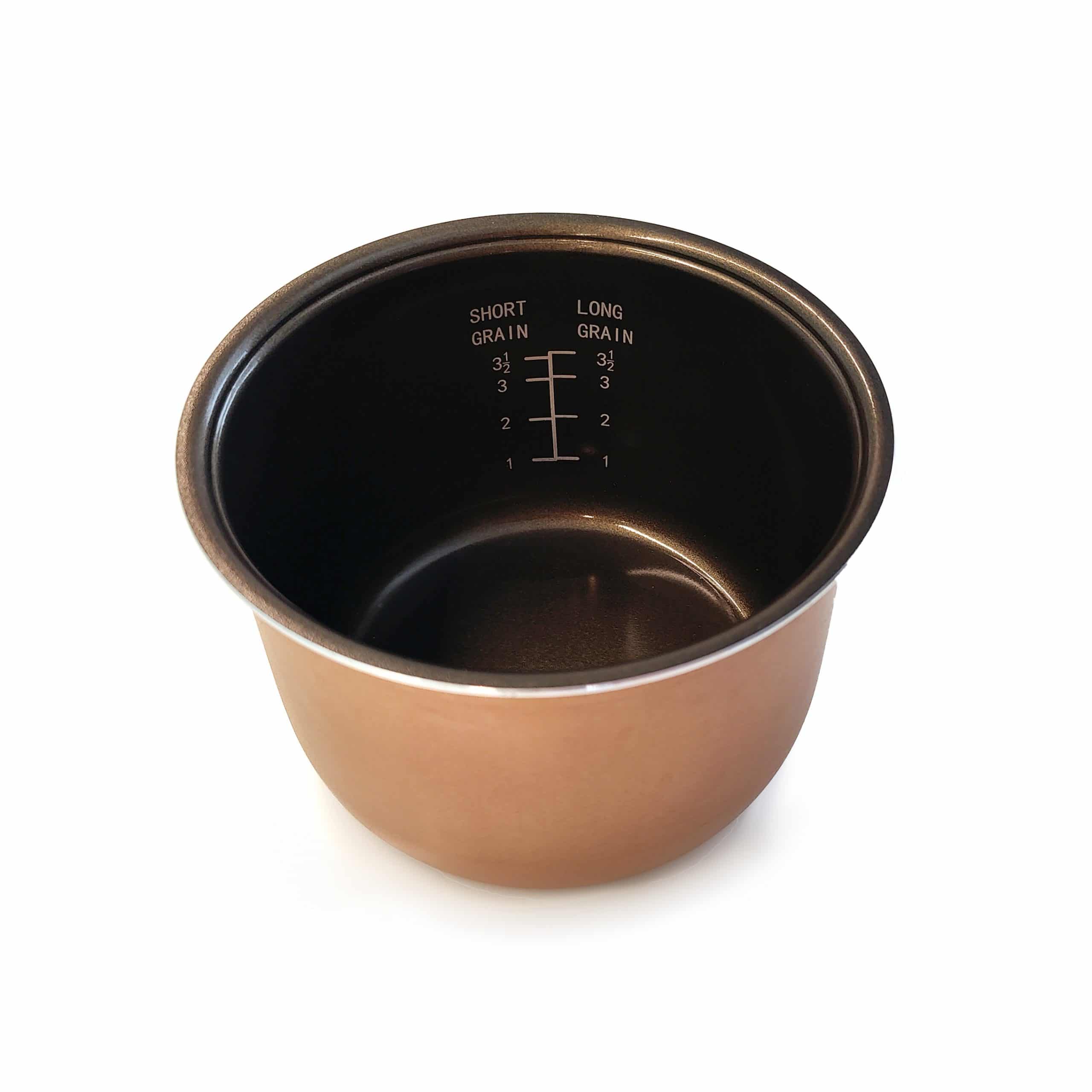 Yum Asia Panda Mini arrocera con cuenco de cerámica Ninja y lógica difusa  avanzada (3.5 tazas, 0.63 litros), 4 funciones de cocción de arroz, 4
