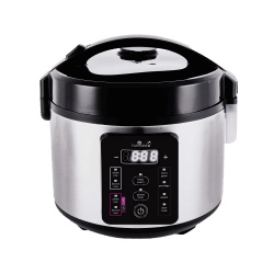 Kumo YumCarb Rice Cooker USA in silver