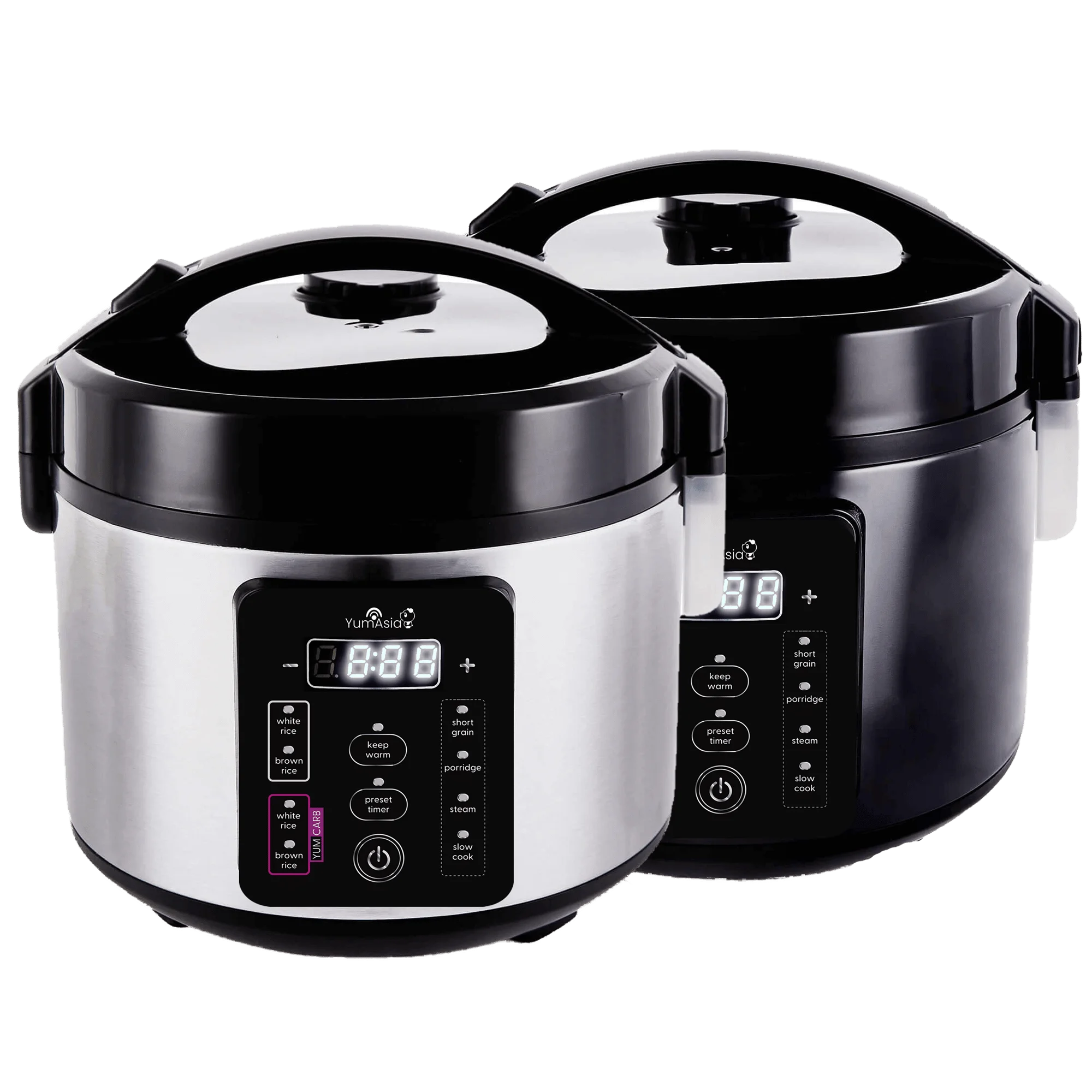 Kumo Periuk Nasi YumCarb Keluli Tahan Karat Ringan dan Gelap